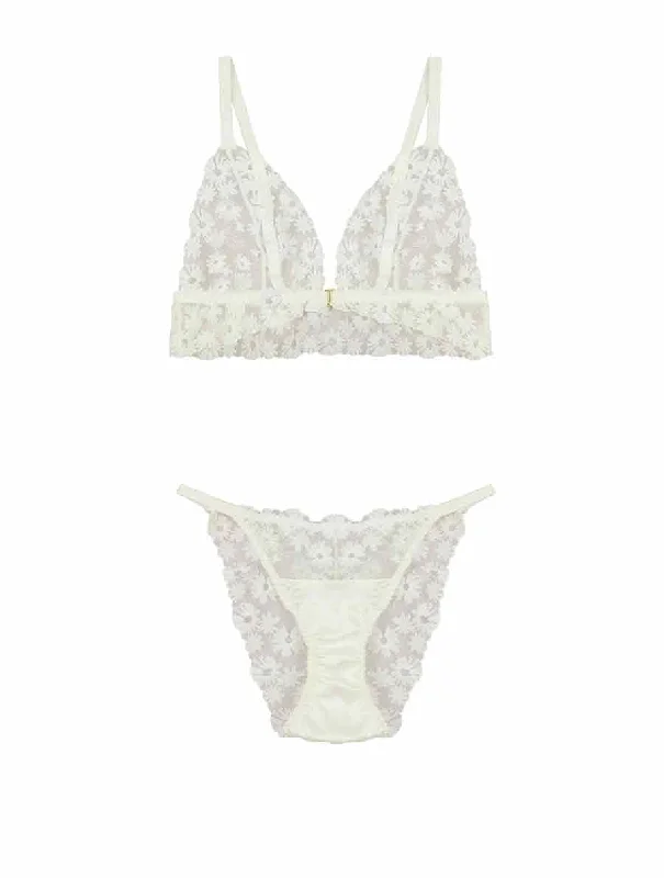 Underwire convertible nursing wired bras for convenience​ Daisy Boudoir Bra & Brief