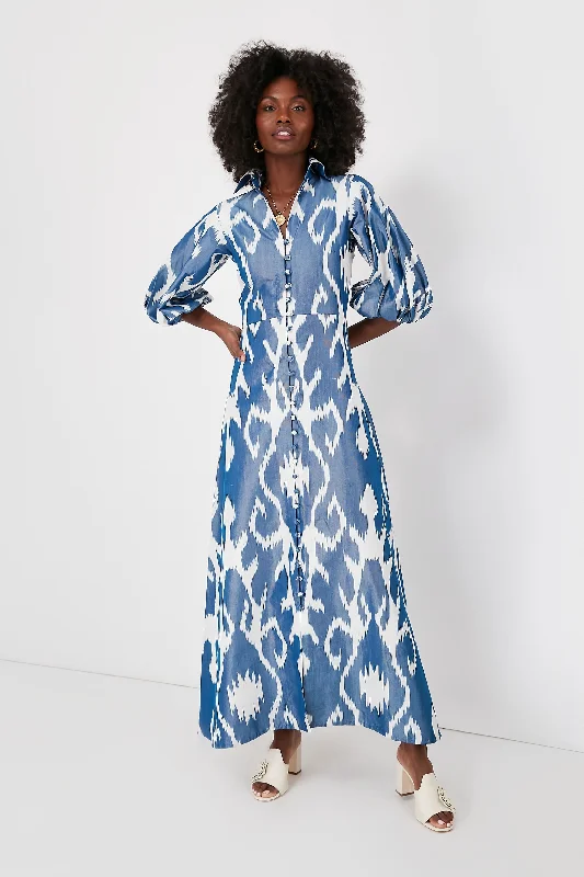 Printed mini dresses for a casual day out Blue Jodhpur Dress