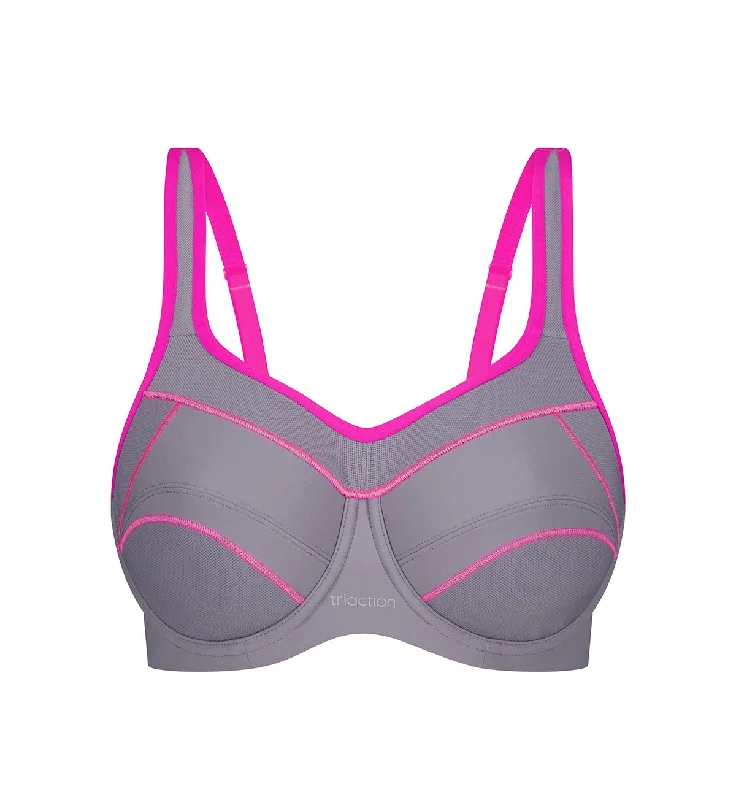 Seamless underwire wired bras for a smooth look​ TRIACTION PERFORMANCE SPORTS BRA