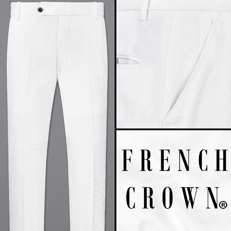 Bright White Premium Cotton Pant