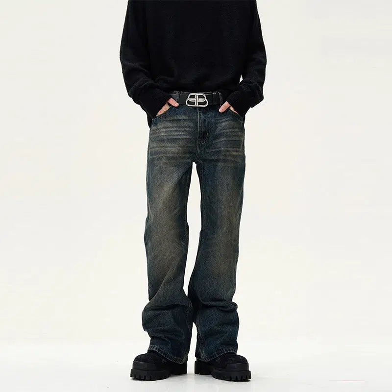 Slim-fit Flared Denim Pants