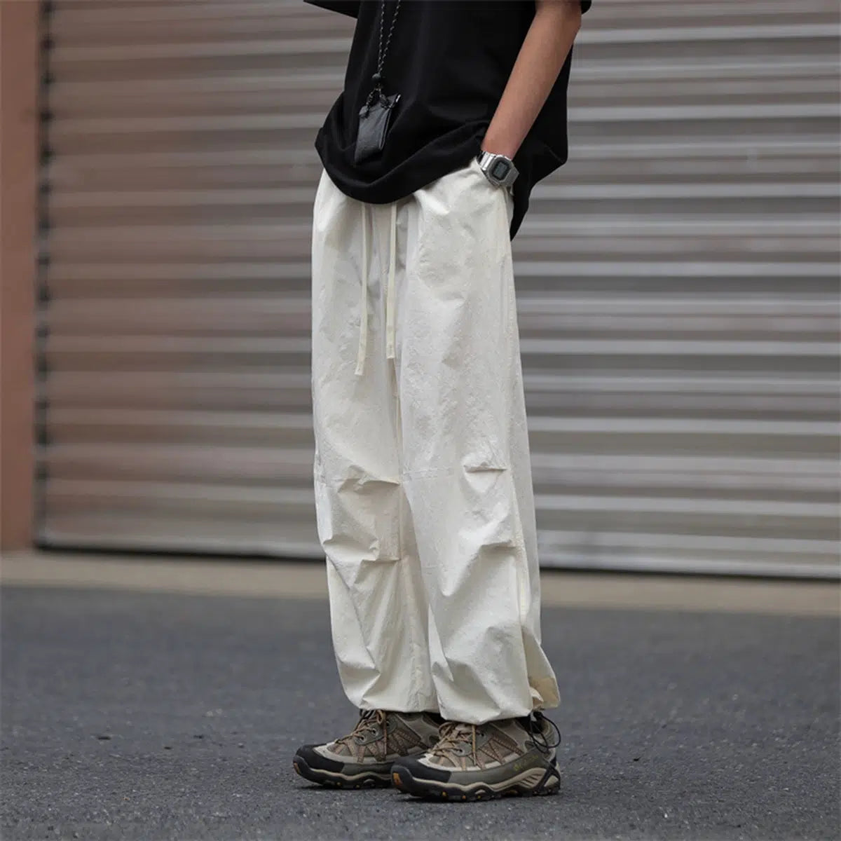 Smooth Ice Silk Casual Pants