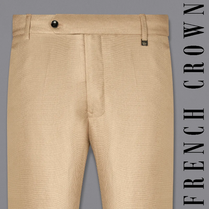 Thistle Brown Dobby Textured Pant