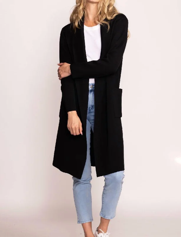 Aria Coat In Black