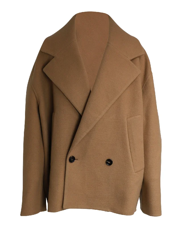 Bottega Veneta Oversized Coat in Camel Cashmere