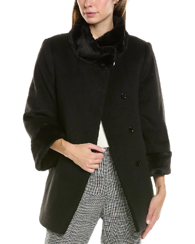 Cinzia Rocca Icons Wool-Blend Coat