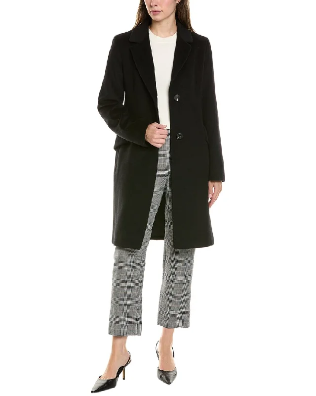 FLEURETTE Medium Wool-Blend Coat