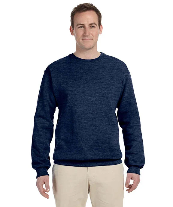 562 - Jerzees Adult NuBlend® Crew Neck Sweatshirt | Vintage Heather Navy