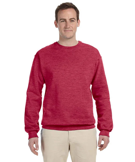 562 - Jerzees Adult NuBlend® Crew Neck Sweatshirt | Vintage Heather Red