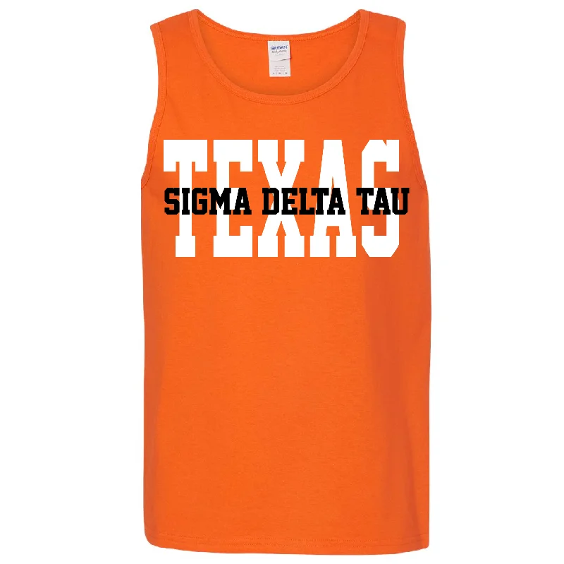 Greek Tank Top, Big Texas Design - G520 - CAD