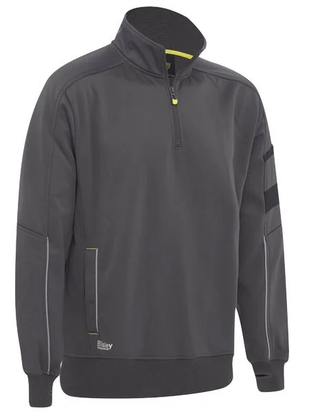 Bisley Work Fleece 1/4 Zip c/w Sherpa Lining BK6924