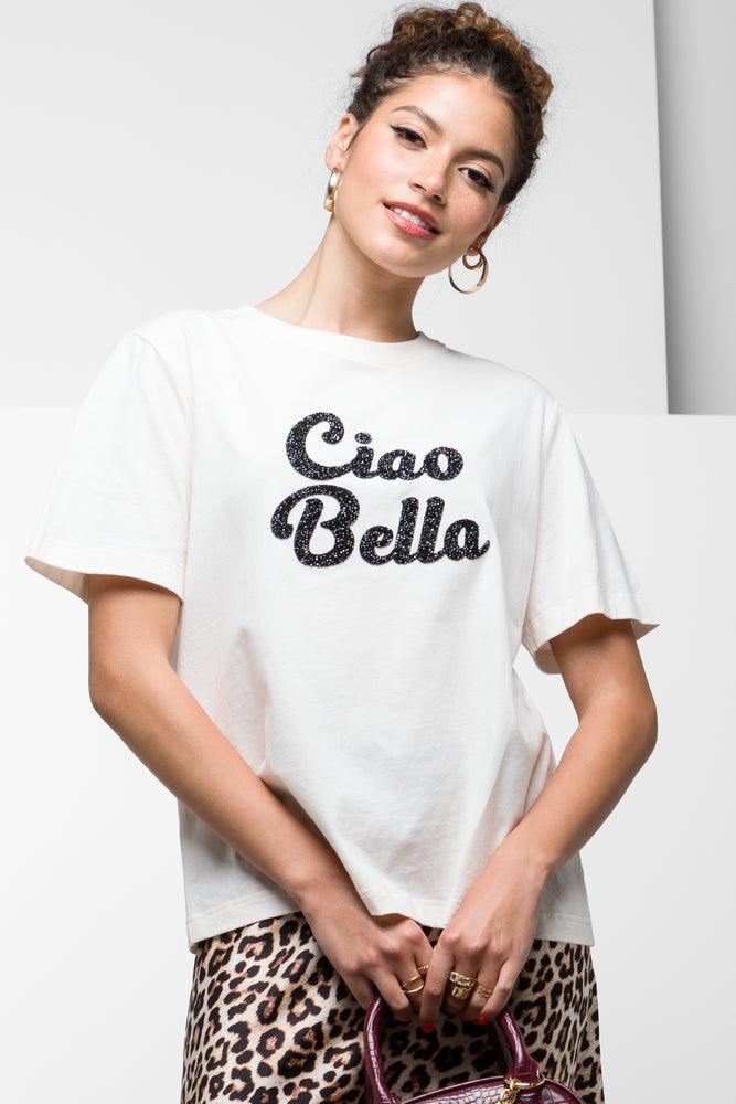 Ciao Bella Short Sleeve T-Shirt Natural