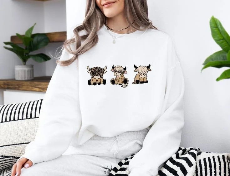 Cows lover sweatshirt oversized