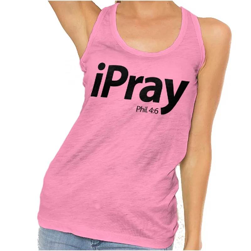 I Pray Philippians Racerback Tank