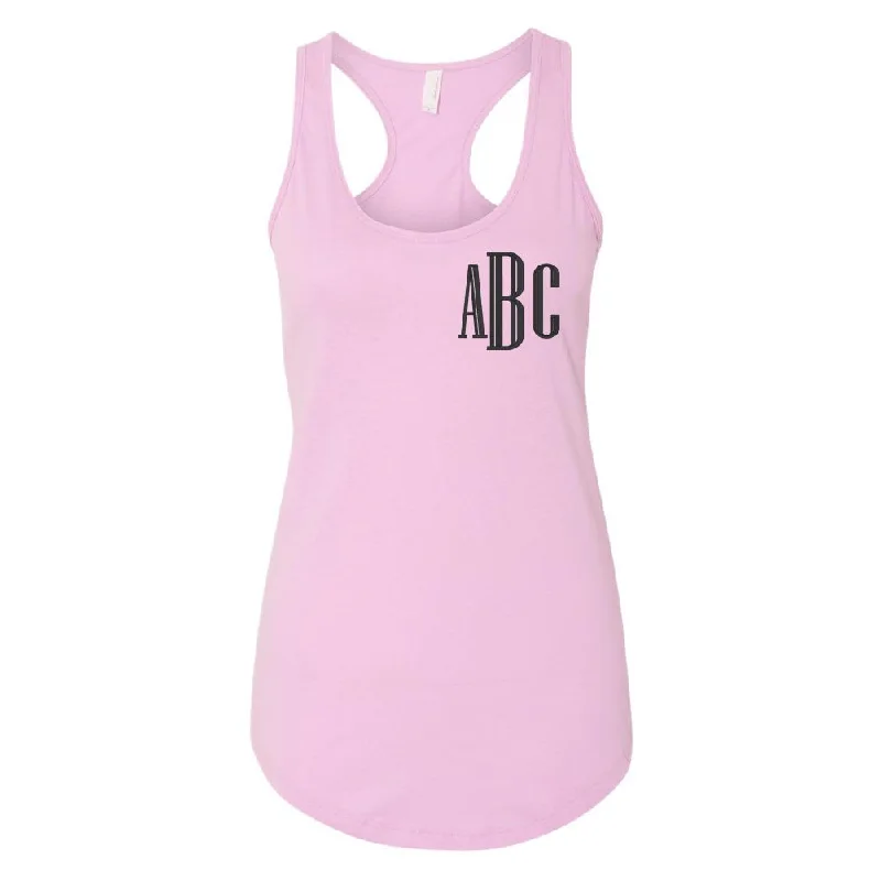 Monogrammed Racerback Tank