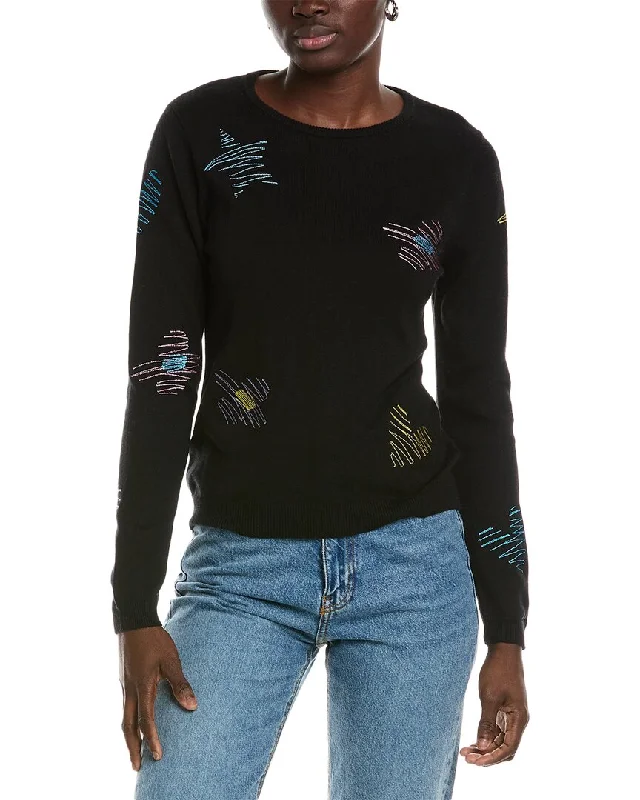 WISPR Sketch Embroidered Silk-Blend Sweater