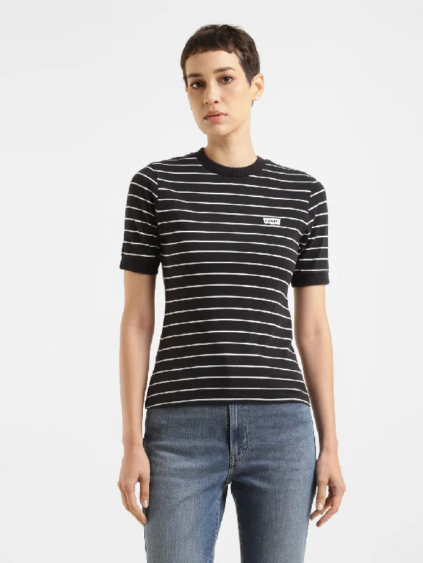 Women's Striped Slim Fit T-shirt