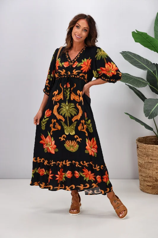 Joop & Gypsy Macarena Spritz Maxi Dress Multi