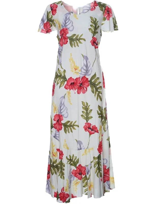 Wrap - Style Women Dress with Adjustable Fit for All Body Types Wrap - Style Women Dress with Adjustable Fit for All Body Types Maxi Hawaiian Dress Cap Sleeves Haiku Aloha Wrap - Style Women Dress with Adjustable Fit for All Body Types Wrap - Style Women Dress with Adjustable Fit for All Body Types Maxi Hawaiian Dress Cap Sleeves Haiku Aloha