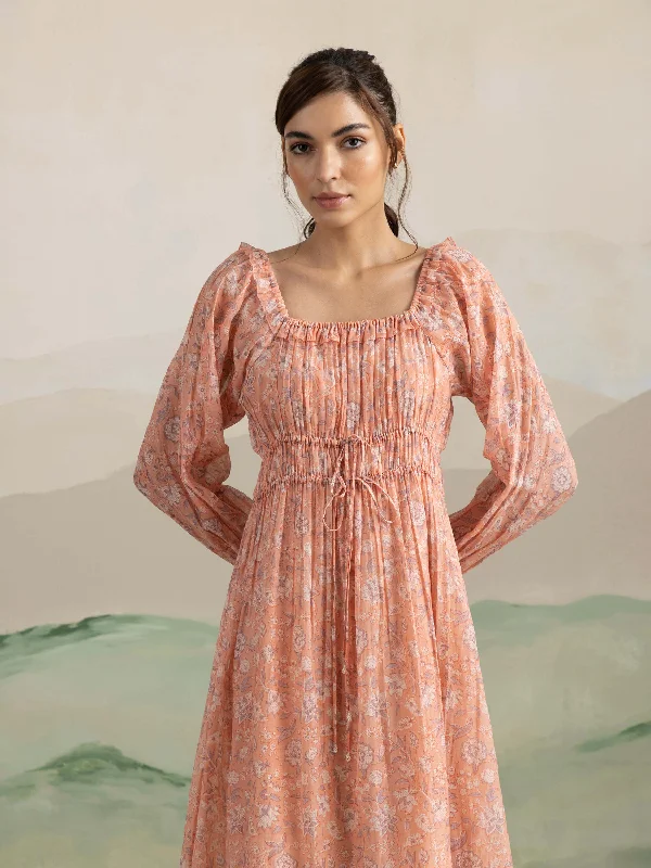 Peony Voyager Midi Dress