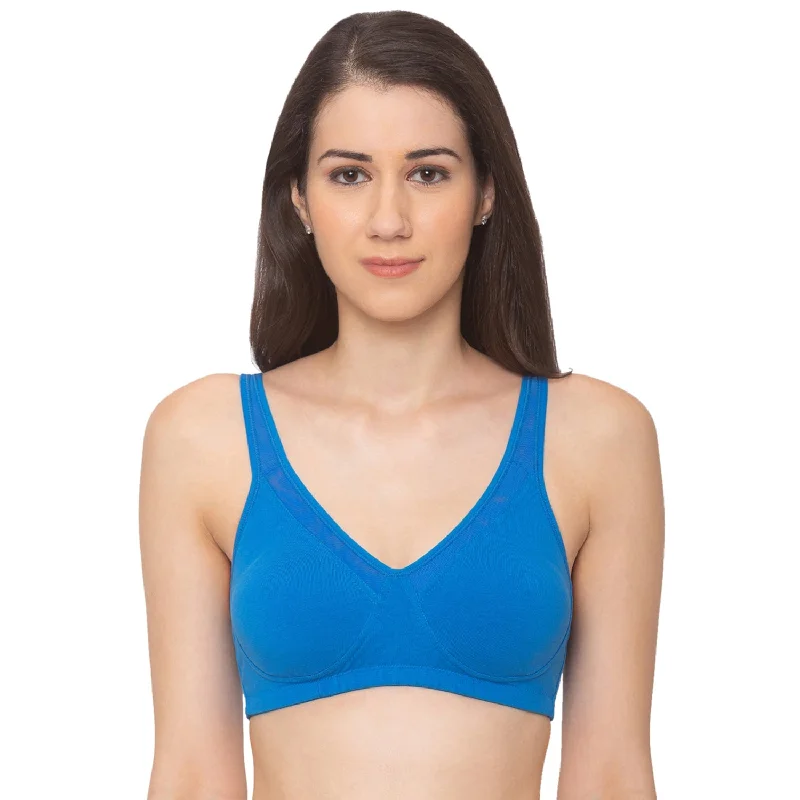 nursing bras for new mothers Demi - cup bras for a sexy and revealing look Non Padded Non Wired Full Support Cotton Bra Blue nursing bras for new mothers Demi - cup bras for a sexy and revealing look Non Padded Non Wired Full Support Cotton Bra Blue