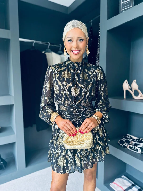 Sheath Women Dress with a Tailored Fit for a Professional Look Sheath Women Dress with a Tailored Fit for a Professional Look Kimber Mini Dress Black / Gold Sheath Women Dress with a Tailored Fit for a Professional Look Sheath Women Dress with a Tailored Fit for a Professional Look Kimber Mini Dress Black / Gold